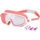thumbnail image 1 of Gafas natación niños montura grande antivaho 2026 verano visión amplia, 1 of 5