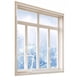 thumbnail image 2 of Kit de aislamiento de ventana pesada 63inX47in para mantener frío en invierno, película de ventana transparente reutilizable, fácil de abrir para la ventilación con cinta doble de 6 metros a, 2 of 3