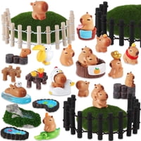Set De Minifiguras Capibara Simgoing 36 Unidades