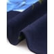 thumbnail image 5 of Blusa de mujer talla grande Agnes Orinda con cuello en V, estampado floral, manga corta, top casual, blusas, talla 2X, azul marino, 5 of 6