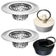 thumbnail image 1 of Juego de coladeras y tapones para lavabo Hilltop, 4 piezas, 1 of 9