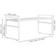 thumbnail image 2 of Organizador de Estante para Gabinete LJHFUQHUHU Ajustable Blanco, 2 of 5