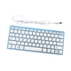 thumbnail image 1 of Teclado Con Cable Pequeño Moderno De 78 Teclas Para Uso Industrial, Ordenador De Escritorio, Hogar, Azul, 1 of 5
