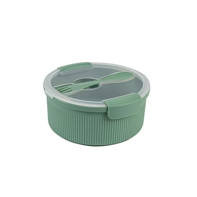 Hermético Emboss Lineas Redondo 1.65L Pp 1 Pieza Verde Mainstays