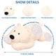 thumbnail image 2 of Almohada de peluche pesada con forma de oso ronivia, 30 cm, 400 g, 2 of 6