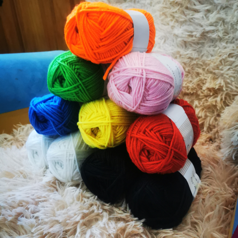 Genérica - Kit De Lanas De Hilo 100% Poliéster