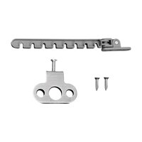 Bothyi - Pestillo De Permanencia Abatible Cerradura De Ventana Ganchos Restrictores De Ventana Herrajes Para Ventanas Gancho Largo Gris