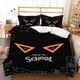 thumbnail image 1 of Colorful Welcome Back To School Pencils Quilt Duvet Cover Set Kids Bedspread3-Piece Bedding Set, 1 of 5