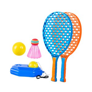 Ioensy - Pelotas De Rebote Para Entrenador De Tenis, Entrenamiento Individual, Parque Para Niños, Autopráctica Para Niños, Azul, Naranja, 3 Pelotas