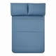 thumbnail image 1 of Juego Sábanas Lisa Boho 2 Plazas Matiz Azul., 1 of 2