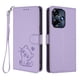 thumbnail image 1 of Funda Volteable tipo Billetera con Correa para Infinix Hot 30 4G, Lila Claro, 1 of 6