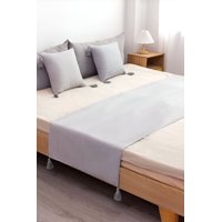 Todo Para El Hogar - Juego De Piecera De Cama Mas 2 Fundas Modelo Plush Gris