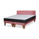 thumbnail image 2 of Cama Europea Zen Roller 2 Plazas Colchon Comprimido Espuma + Respaldo Tela Palo Rosa, 2 of 8