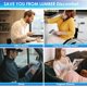 thumbnail image 5 of Almohada lumbar LOVEHOME para silla y coche, espuma viscoelástica negra, 5 of 6