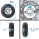 thumbnail image 2 of Ruedas AR-PRO de caucho macizo de 10 pulgadas, paquete de 4 unidades, sin pinchazos, 2 of 6