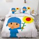 thumbnail image 1 of v1307 Bed Sheets Pocoyo' Bedding Set Printed Duvet Cover&Pillowcase Quilt Duvet Family Decoration Home Warm Textile Cover Bedclothes Set 3-Piece Bedding Set (1 Duvet Cover + 2 Pillow Shams) Bed Sheets, 1 of 5