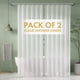 thumbnail image 1 of Cortina de ducha AmazerBath extra larga 180 x 240 cm, paquete de 2, 1 of 7