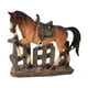 thumbnail image 5 of Colección De Estatuas De Caballos, Adorno Artesanal De Arte Moderno Para Estante De Entrada, Dormitorio, Marrón, 5 of 5
