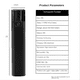 thumbnail image 2 of Linterna Led Cargador Batería Portátil Recargable 2000 Mah, 2 of 6
