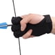 thumbnail image 2 of Guantes de tiro con arco disparando cuero de caza protector de tres dedos para jóvenes adultos principiantes 1pairs, 2 of 3