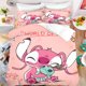 thumbnail image 1 of Lilo&Stitch Bed Linen Set With Pillowcases,Angel Bedding Set Duvet Cover for Children Girls Boys Birthday Gifts Bed Sheets, 1 of 5