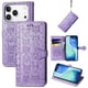 thumbnail image 1 of Funda Cartera FOXDOCK para iPhone 17 Pro Max , Flip PU con Relieve de Gatos y Perros, Tarjetero y Soporte, 1 of 6
