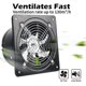 thumbnail image 2 of Ventilador de escape Nalle de 8 pulgadas, 80 W, 500 m³/h, pared transversal, 110 V, 2 of 7