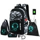 thumbnail image 1 of New School Backpack for Boy Girls Anime Cartoon Luminous Children's Bags Anti-Theft Bookbag Daypack Shoulder Rucksack Laptop Bag, 1 of 3