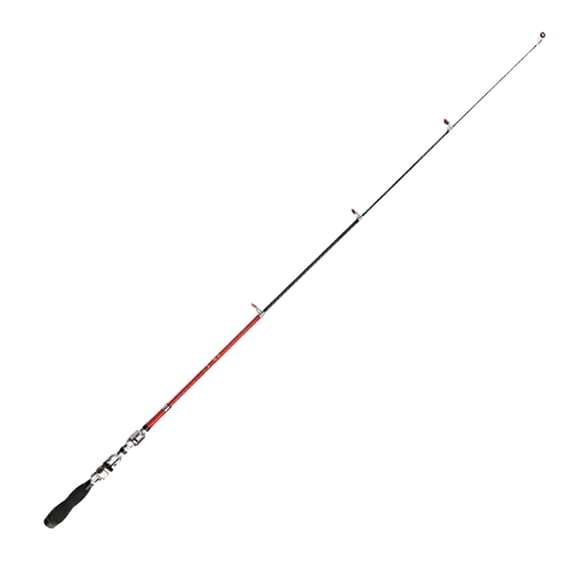 Ca?a De Pescar Telescópica De Carbono Barcos Marinos Ca?a De Pescar Rojo 1,5 M
