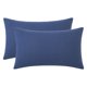 thumbnail image 1 of REGALWOVEN 2 Paquete de Algodón, Enfriamiento Suave con Cierre de Sobre, Cubriendo Mujeres Hombres, Fundas de Almohada Resistentes a las Arrugas y Duraderas Azul Reina, 1 of 5