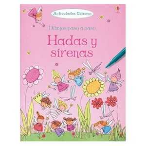 Usborne - Libro Hadas Y Sirenas ( Dibujos Paso A Paso )