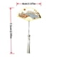 thumbnail image 2 of 1pc Traditional Chinese Folding Fan Bookmark - Perfect for Reading Newspapers & Office Supplies!, 2 of 5