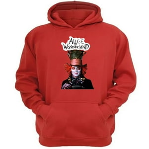 Genérico - Polerón Canguro Alicia Cuentos Infantiles Rojo Talla L Unisex