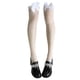 thumbnail image 1 of Medias de seda hasta el muslo para mujer, calcetines de silicona con encaje y lazo de satén., 1 of 5