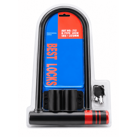 Candado U Lock Para Bicicleta Y Moto 2 Llaves Anti Robo