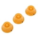 thumbnail image 3 of Juego De 3 Botones De Campana De Acrílico Para Guitarra Fender Strat, Partes De Bajo, Amarillo, 3 of 3