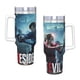 thumbnail image 4 of Resident Evil Vaso aislado de acero inoxidable con asa, diseño temático, regalo para familia, amigos y fans; incluye pajita y encaja en el portavasos estándar, 40 oz, 4 of 6