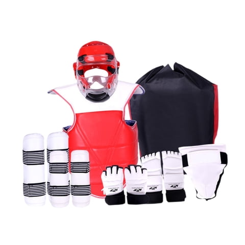 Magideal - 8X Taekwondo Spliting Gear Arm Guards Engrosar La Almohadilla De La Almohadilla Del De Taekwondo Protector Del Cuerpo De Boxeo Para Kickboxing M , L L
