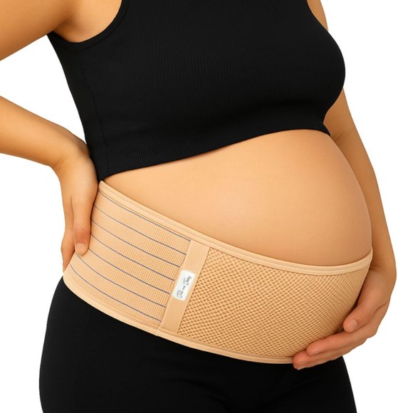 Cinturón de Maternidad Jill & Joey Beige Talla Media – Soporte