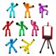 thumbnail image 1 of Toy Zing Stikbot TST888SCTP con 8 Stikbots y trípode, 1 of 5