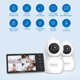 thumbnail image 4 of Monitor para bebé HelloBaby 5.5" 720P 2 cámaras sin WiFi, 4 of 7
