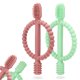 thumbnail image 1 of Cepillo de dientes de silicona para bebés de 0 a 2 años, marca Teething Toys MISSLILI, 1 of 7