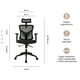 thumbnail image 3 of Silla de Oficina Ergonomus Ankara Con Cabecero Regulable, 3 of 11