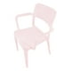 thumbnail image 5 of Silla Plástica Con Apoya Brazos Minimal Rosa Dvp, 5 of 5