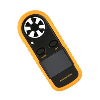 Ioensy - Anemómetro Digital Medidor De Velocidad Del Aire De Mano Medidor De Velocidad Del Viento Volador Panel Negro 4X10,5 Cm