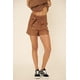 thumbnail image 1 of Shorts CC Clothing Cuero Sintético Taupe M, 1 of 5