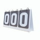 thumbnail image 3 of Flip Scoreboard Tabla Portátil Score Flipper Para Bádminton Voleibol Fútbol Gris, 3 of 3