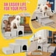 thumbnail image 4 of Escaleras para mascotas con espacio de almacenamiento plegable para perros y gatos, 4 of 10