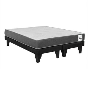 Cama Europea 2 Plazas Basic Home Factory