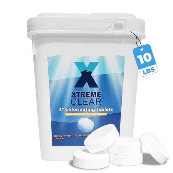 Tabletas de cloro XtremepowerUS de 3" de disolución lenta, 4,5 kg